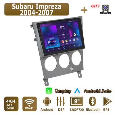 Android Carplay Car Radio For Subaru Impreza 2004-2007 Multimedia Player Head Unit Stereo GPS Navigation BT WIFI 4+64GB