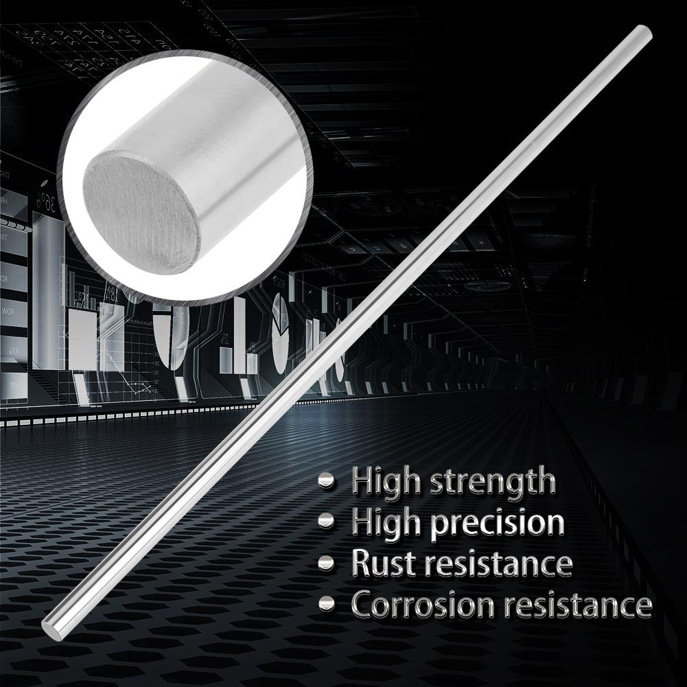 1ks Ložisková ocel Válcová lišta Lineární hřídel Rovná kulatá tyč 12mm Průměr(500 mm)