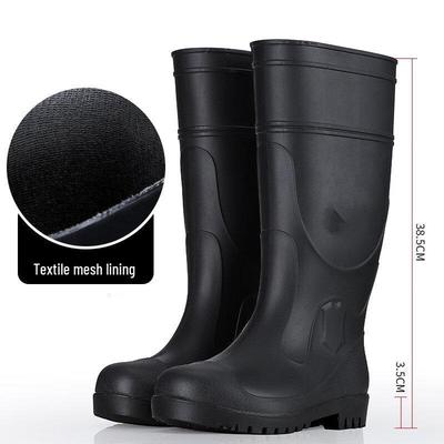 DAXTE Herren Anti-Quetsch-Sicherheits-Gummistiefel