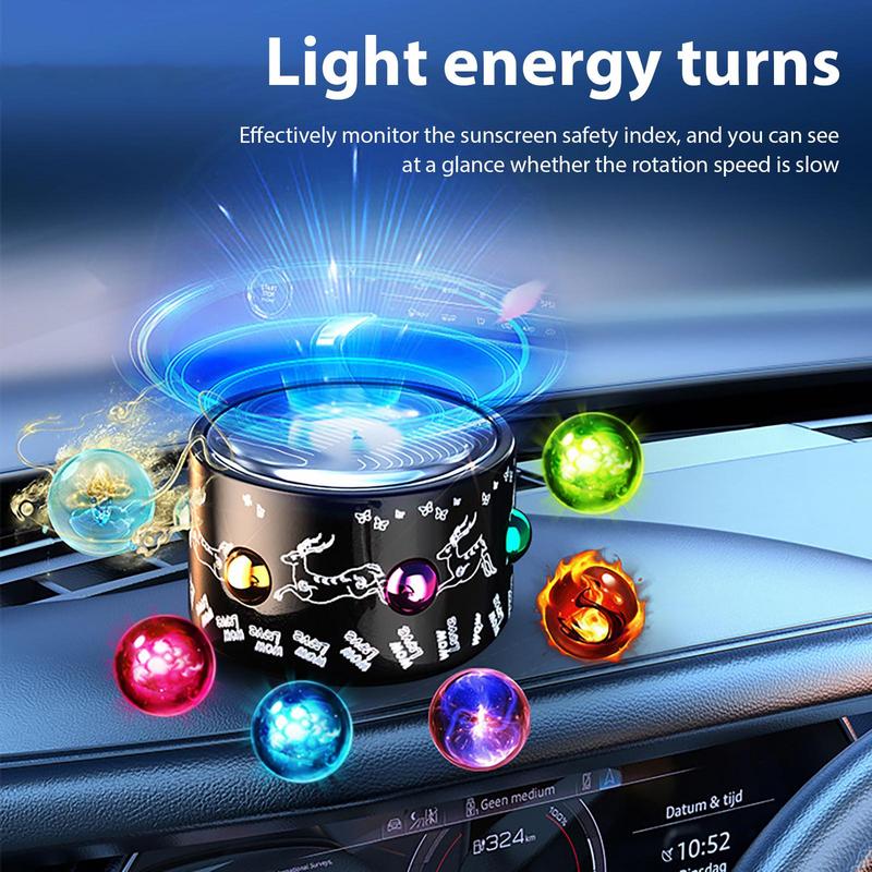 Car Perfume Diffuser Solar Diffuser Auto Plant Natural Air Freshener Silent Perfume Ornament Long-Lasting Fragrance 360 Degree
