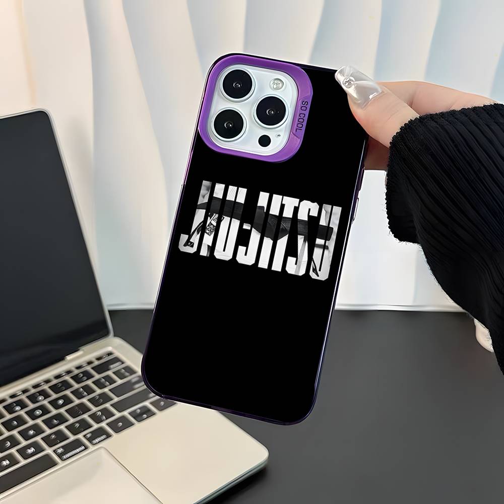 BJJ Brazilian Jiu Jitsu Pour iPhone 17,16,15,14,13,12,11,Mini,Pro,E,SE4,XS,MAX Violet Anti-choc Bonbon Mat