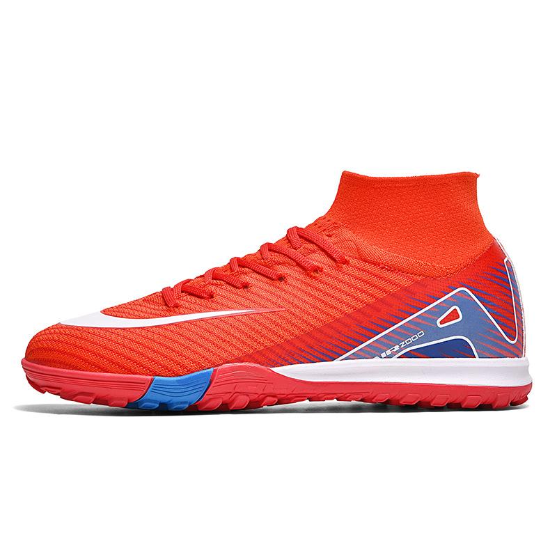 New Football Shoes Male And Female Students Training European Cup Spikes Artificial Grass Tf Football Shoes