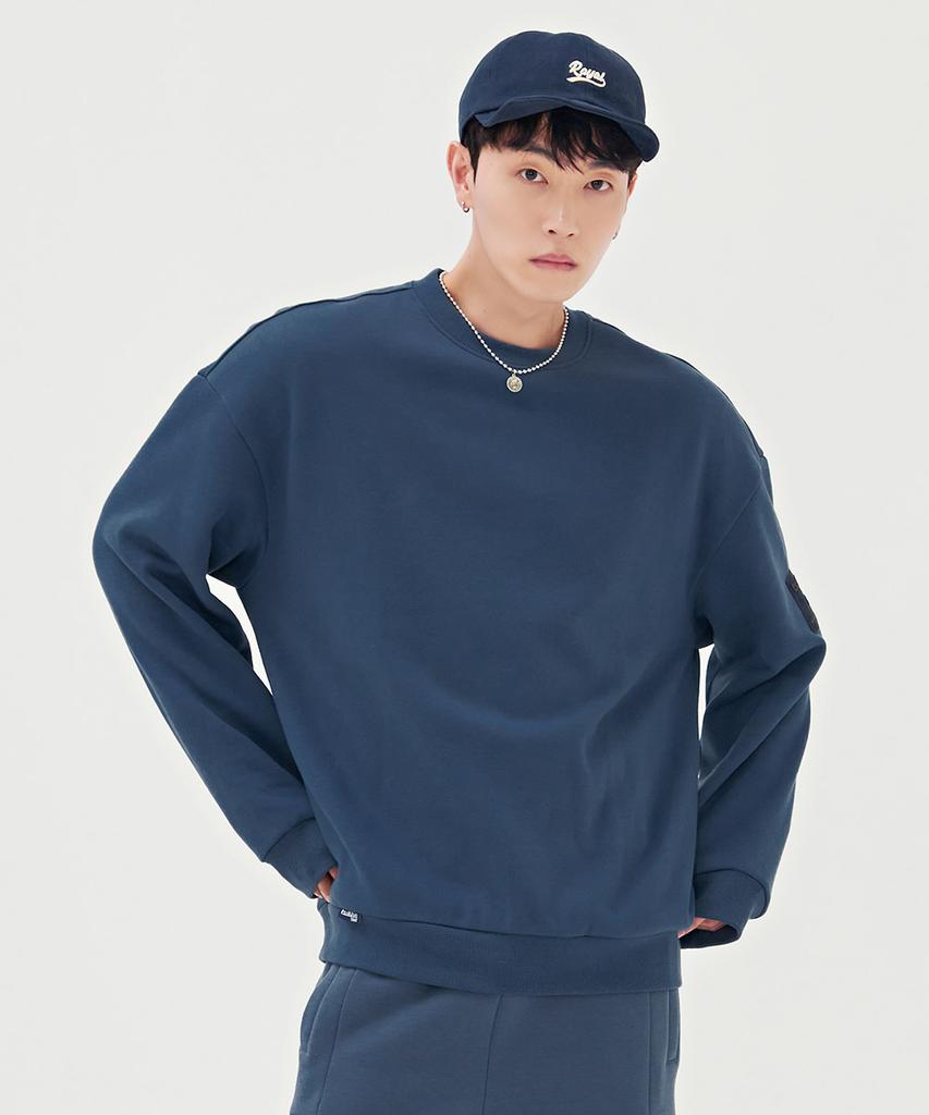 CHASECULT Unisex Daily Fleece-Lined Sweatshirt With Wappen Point - Bfzu5109D0N
