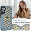 For Samsung Galaxy A15 5G/4G Case with Card Holder,Kickstand,RFID Blocking PU+TPU Phone Back Cover