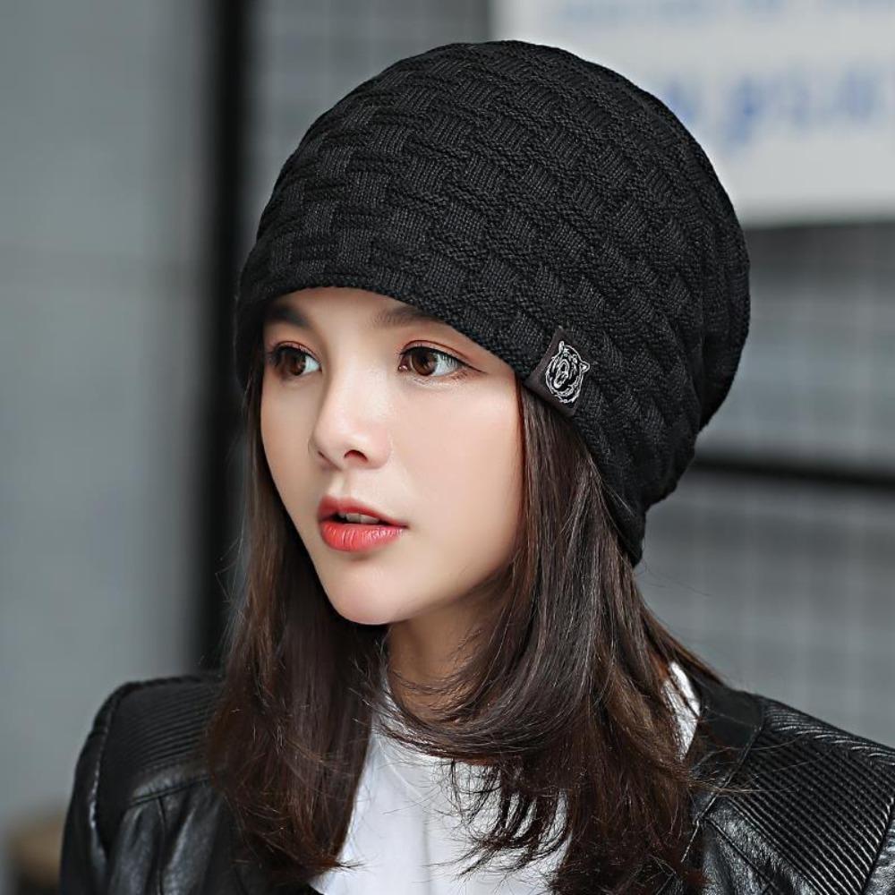 Keep Warm Cold Hat Soft Knitted Hat Ear Protection Winter Cap  Men Women