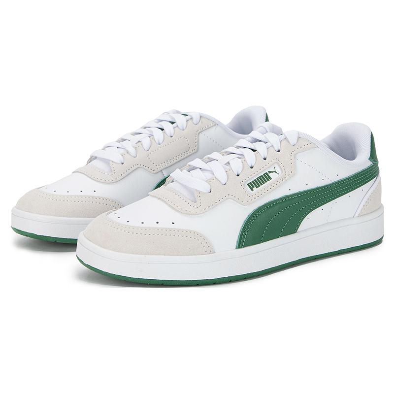 Puma Court Guard Mix - White Vine Green Unisex Sneakers 387335-06