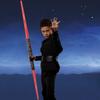 Sabre laser de Dark Maul à double lame électronique de Star Wars, sabre laser rouge sous licence officielle, convient aux déguisemen