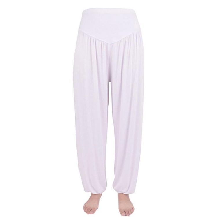 Pantaloni da Yoga Comodi e Larghi Bloomers Fitness Pantaloni da Danza Tai Chi Vestibilità Ampia