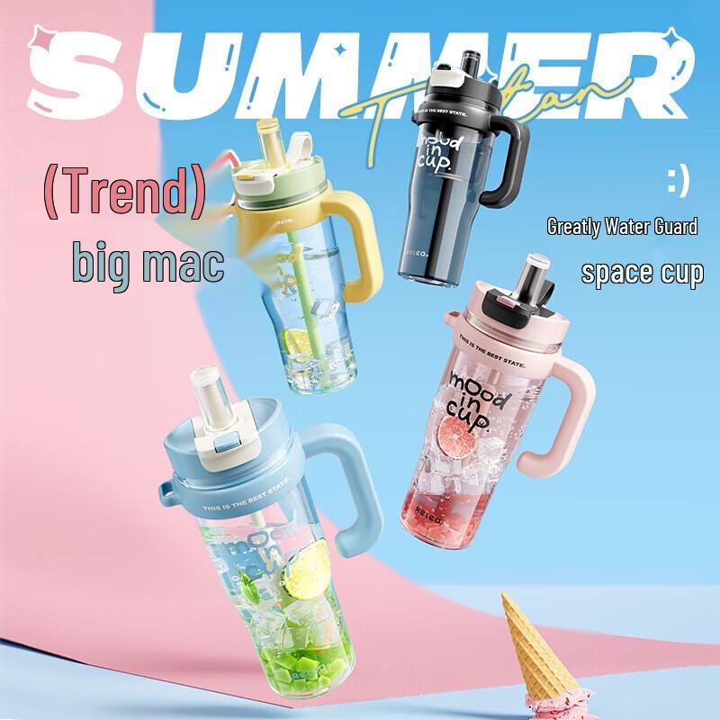 RELEA Mighty Guardian Dual-Drink Straw Water Bottle