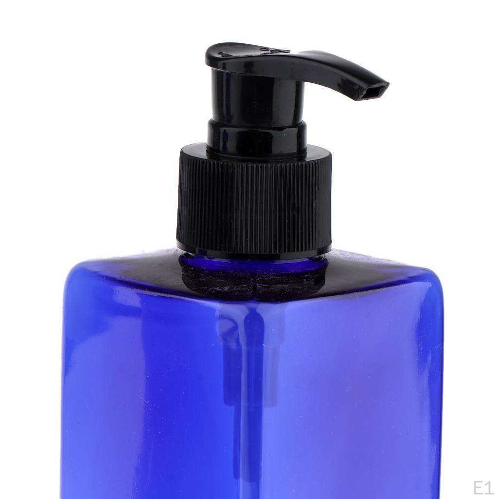 Plastic Bottle With Screw Dispenser Empty Container 2Pcs