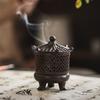 With Lid Sandalwood Agarwood Stove Retro Aromatherapy Holder Incense Burner  Yoga Studio