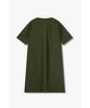 STUDIO TOMBOY Color Block Collared Short Sleeve Dress_Dark Khaki 9176241983