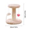 Cat Scratch Post Heavy Duty Indoor Cat Scratching Post Climbing Tree With Interactive Toy Pet Accessories For Bed Couch Training