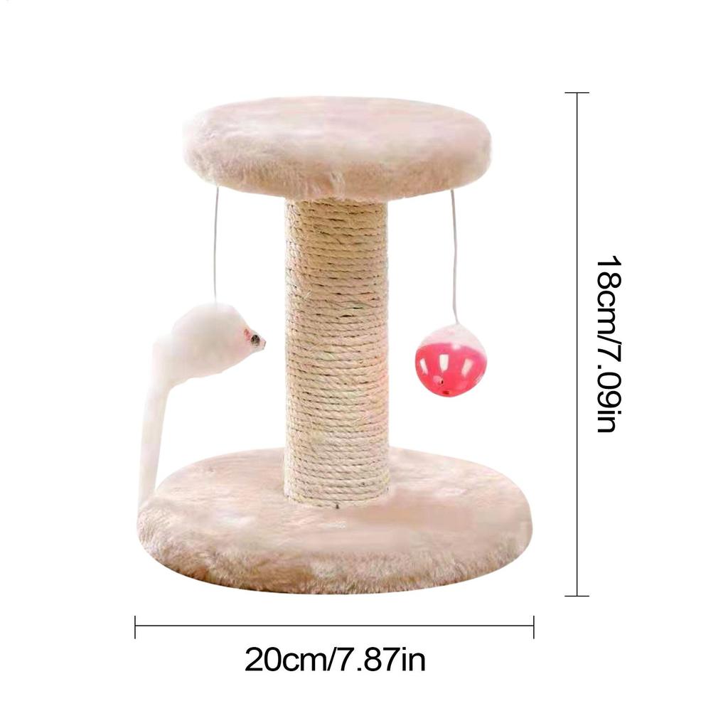 Katzenkratzbaum Schwerlast Indoor Katzenkratzbaum Kletterbaum Mit Interaktivem Spielzeug Haustierzubehör Für Bett Couch Training