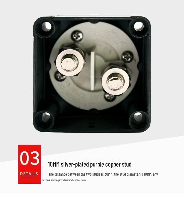 High Current Battery Power Off Switch for Yachts & Cars