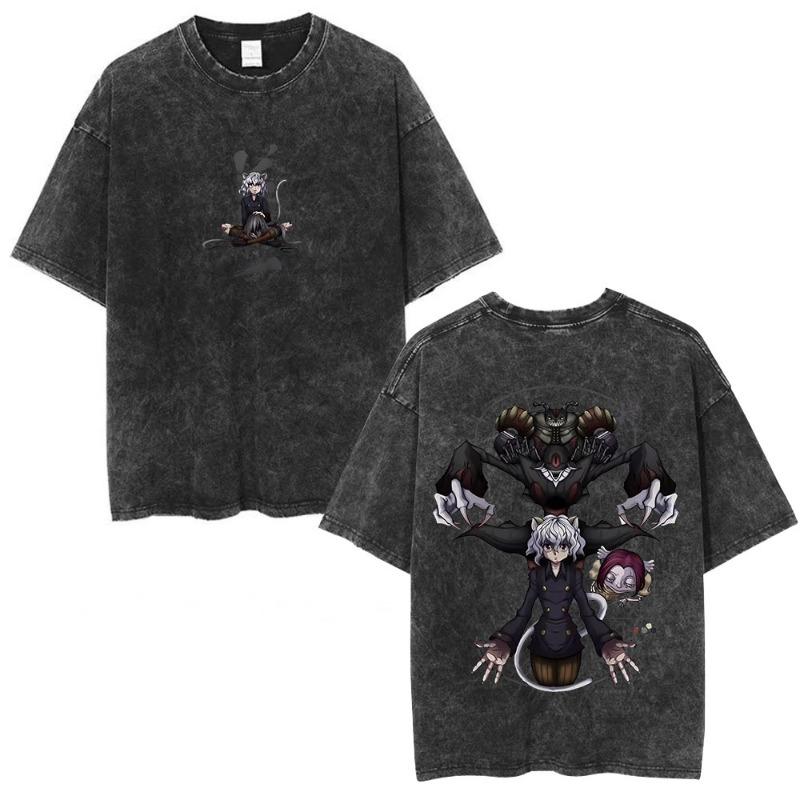 Kingdom hearts Maglietta Lavata 2026 Nuovo Modello personalità Vestiti camicia Abbigliamento per tutto l'anno Streetwear Alla moda Vintage Traspirante