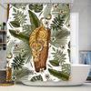 Animal Print Shower Curtain Jungle Tiger Design For Bathroom Decor 180X245Cm Polyester Fabric Waterproof Shower Panel Curtain Wi