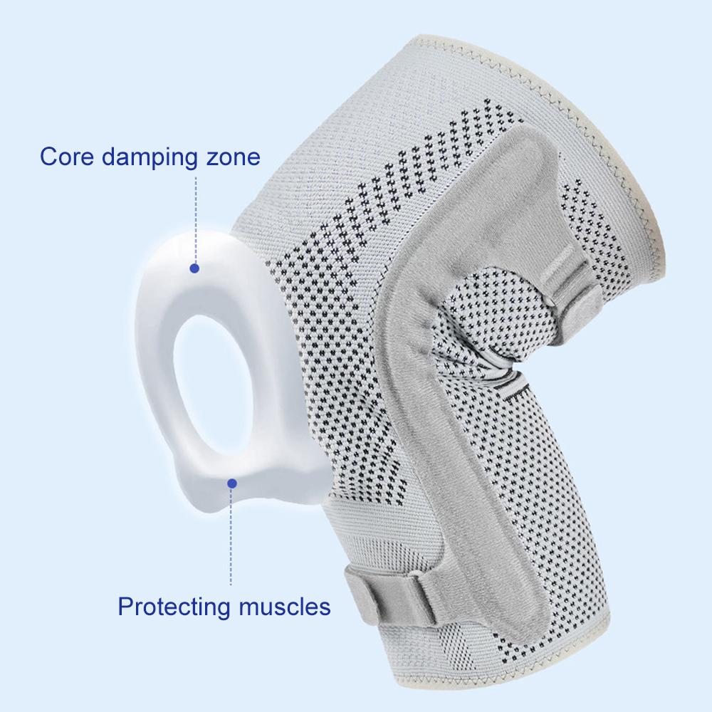 1Pcs Knee Brace, Adjustable Knee Support With Patella Pad And Side Stabilizers, Compression Knee Sleeve For Meniscus Tear, Acl