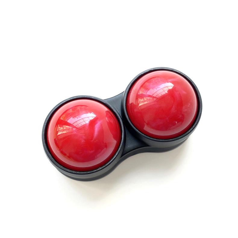 Dual Roller Resin Massage Ball for Muscle Relaxation and Fitness