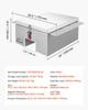 Truck Bed Tool Box, Heavy Duty Aluminum Tool Box with Diamond Plate, Storage Toolbox Chest Organizer Supports up to 100 kg, Ideal for Pickup, Truck
