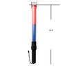 Anxiang 54cm Rechargeable Red & Blue Flashing Traffic Baton for Safety & Evacuation