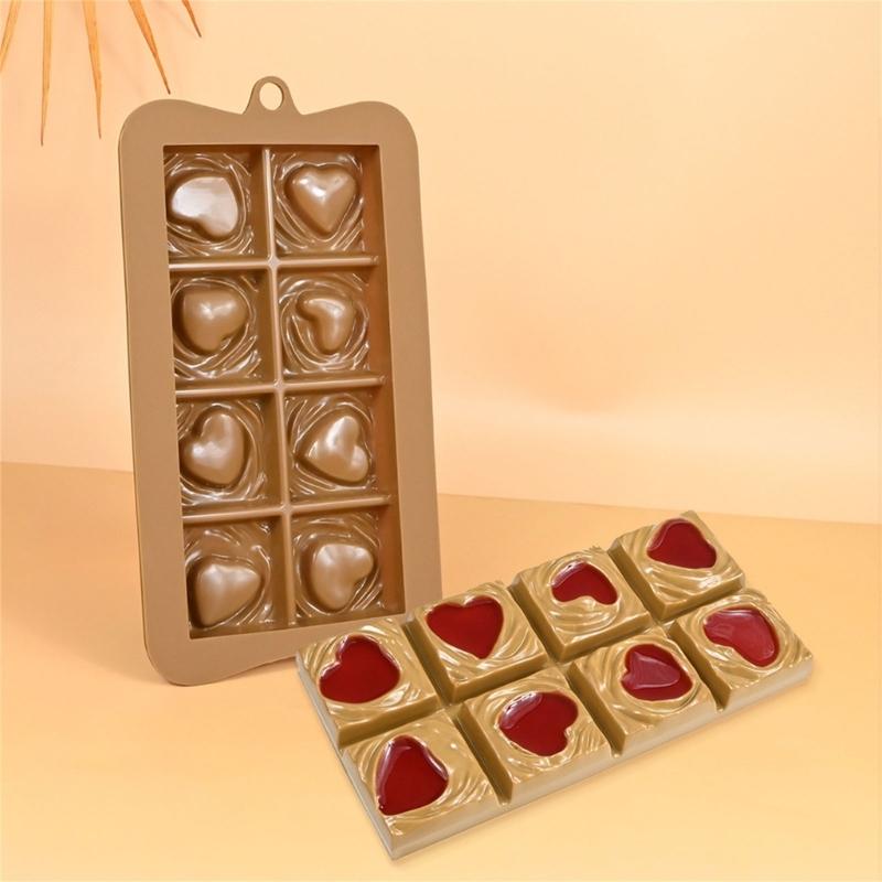 Silicone Baking Molds Cocoa Pods/Heart/Puzzle Chocolate Molds Food Safe Baking Equipment For Kitchen Accessories