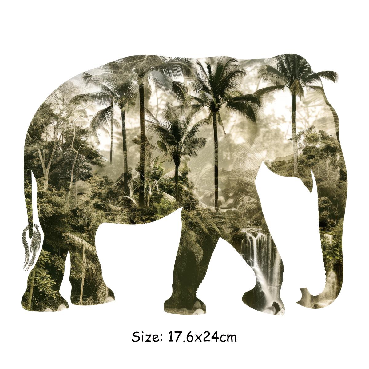 

Творческие животные с пейзажем Термоперевод Винил Лесные животные Parches Ropa Футболки Толстовки Сделай Сам Одежда Наклейки Пользовательские