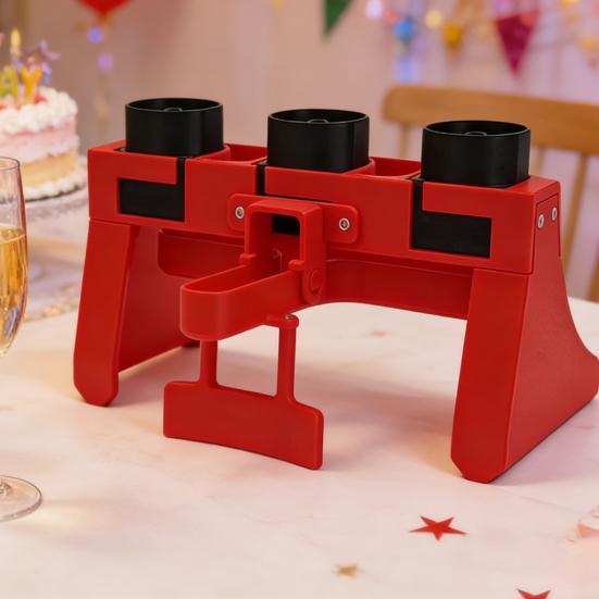 1/2Pcs Drink Dispenser 2/3 Holes Heavy Duty 3D Printed Space-Saving Universal Party Lemonade Soda Beverage Dispenser Tools