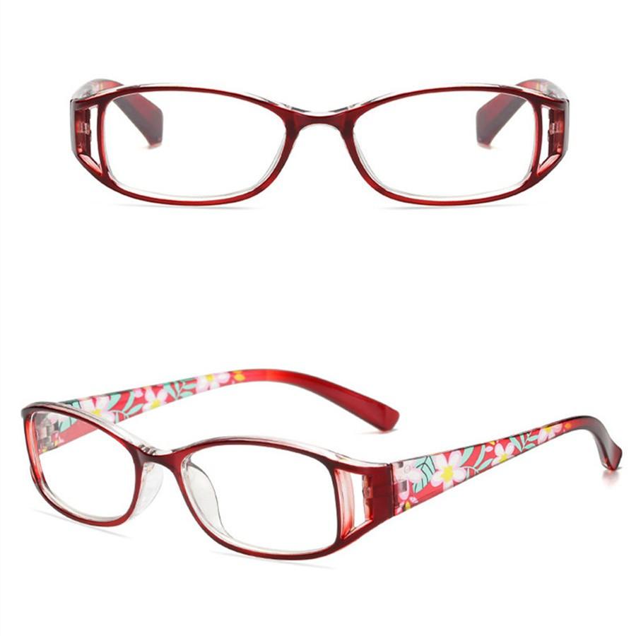 Fashion Reading Glasses Anti Blue Light Women Reader Work Flowers Eyeglass Comfortable Lady Spectacles Presbyopic Eyewear +1.0 1.5 2.0 2.5 3.0 3.5 4.0