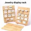 Stilvoller Ohrringständer aus Holz Schmuckhalter Holzschmuckorganisator für Zuhause, Büro und Einzelhandel