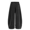 Mens Loose Wide-Leg Sweatpants Letter Print Streetwear Vintage Casual Pants