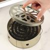 Metal All Purpose Incenses Box Container Tray With Safety Cover Heatproof Construction Perfect For Travel Or Patios Use