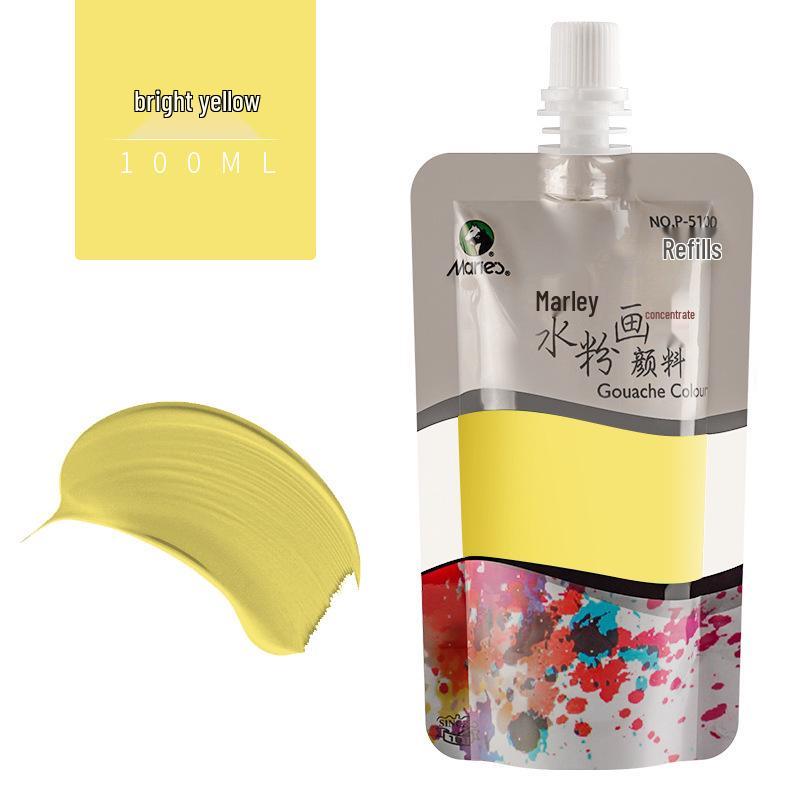 Mali Concentrated Gouache Paint Refill - Jelly Pigment for Art Exams