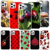 Insect Seven-Star Ladybug Phone Case For Apple iPhone 17 Air 16 15 Plus 14 + 13 Mini 12 11 Pro Max 7 8 SE 16Max Soft Shell Cover