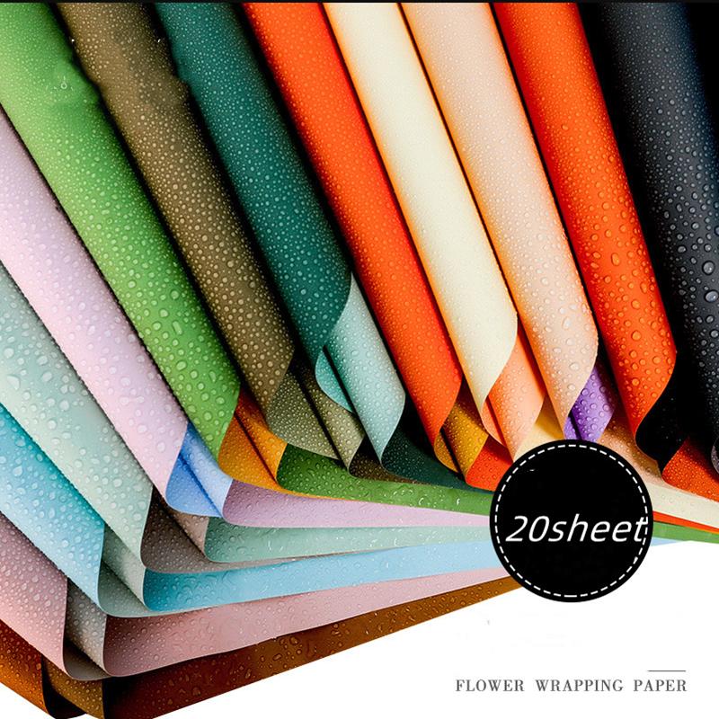 

Двусторонняя двухцветная водонепроницаемая упаковочная бумага Оя mixed sheet one bag