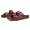 Men's Genuine Leather Non-Slip Summer Flip-Flops - Breathable Casual Beach Sandals