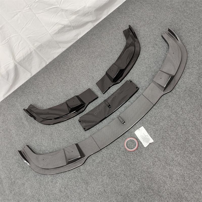 For BMW M-Sport E60 E61 523i 525i 528i 530i 535i 540i 550i 2005-2010 Car Front Bumper Lip Diffuser Splitter Bodykit Tuning Black