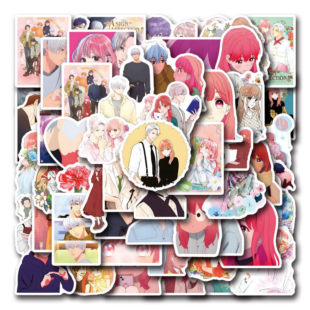 55 New A Sign of Affection Graffiti Stickers Decorate Suitcase Scooter Comic Stickers