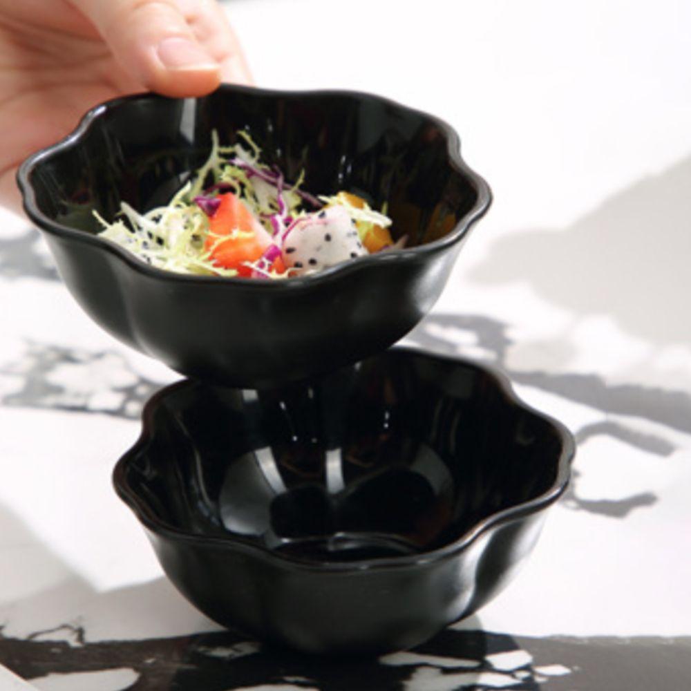 10 Piece Flower/Square Sauce Dish Plastic Appetizer Dish Multifunctional Seasoning Dish  Restaurant