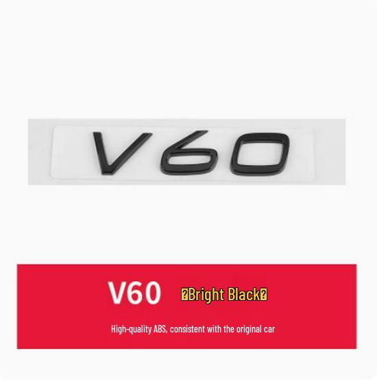 Volvo V60 S90 S80L XC60 XC90 Rear Tail Logo English Letter Sticker