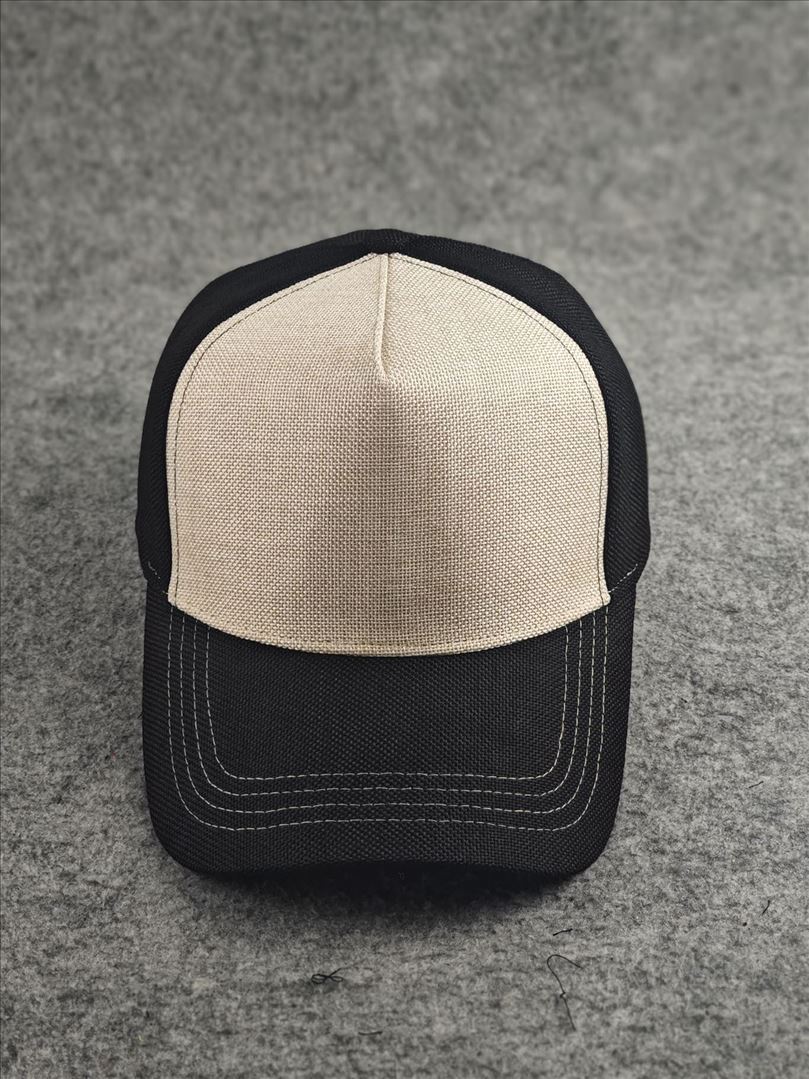 

Men s Big Size Cotton and Linen Breathable Baseball Cap Large Size Deepen Versatile Trucker Cap Two-tone Casual Sports Sun Hats 57-61cm