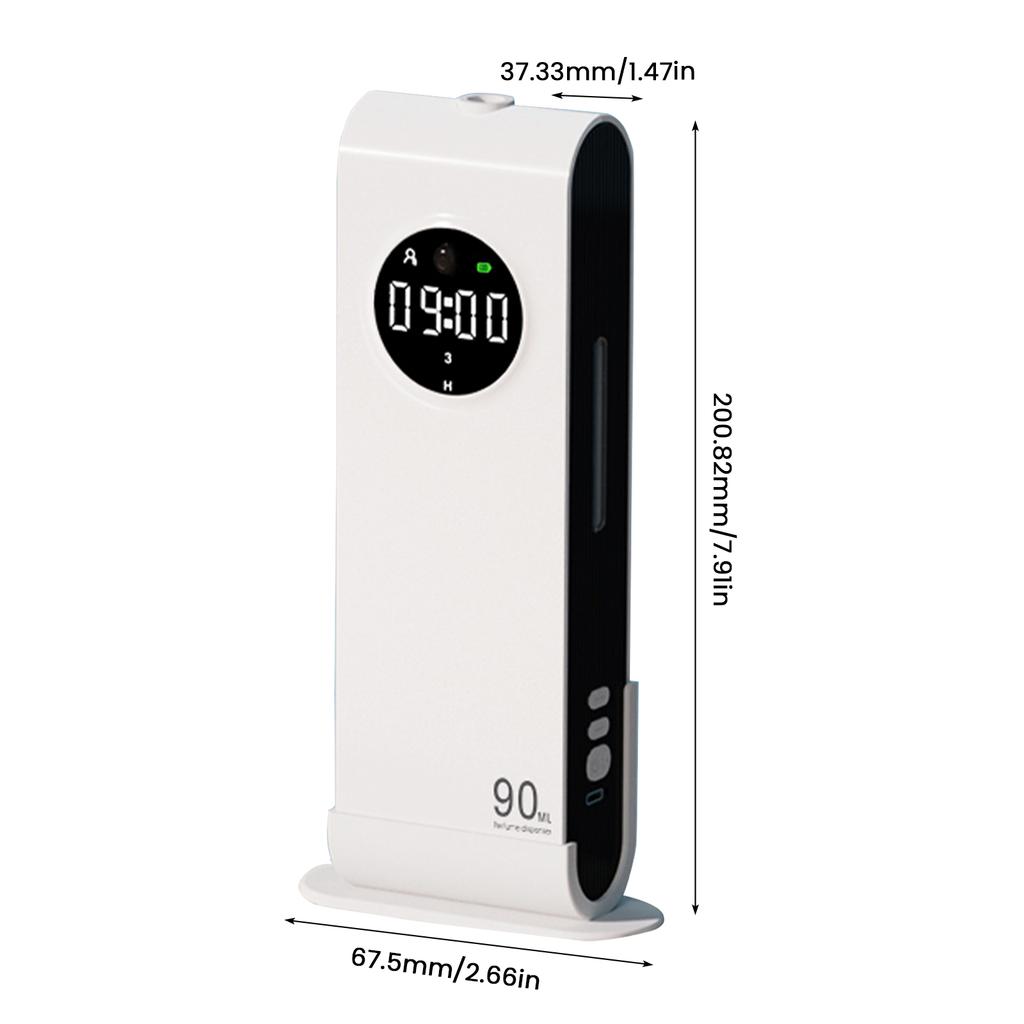 Air Humidifier 90ml with Night Lights Aromatherapy Diffuser with Smart Sensor Air Freshener for Home Bathroom Living Room Toilet