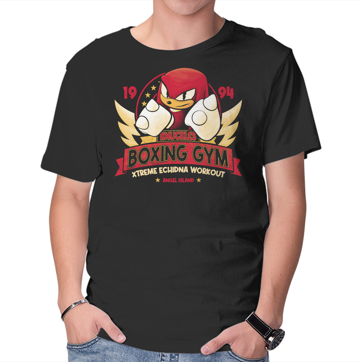 Unisex Crew Neck T-Shirt Knuckles Boxing Gym Graphic Short Sleeve Casual Tee XXL