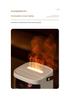 2025 Galactic Aroma Diffuser: USB-Powered Seven-Color Flame Humidifier for Home