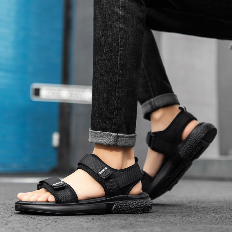 Summer Non-Slip Men's Sandals, Casual Outdoor Soft-Soled Business Beach Shoes, Simple and Versatile Men's Shoes