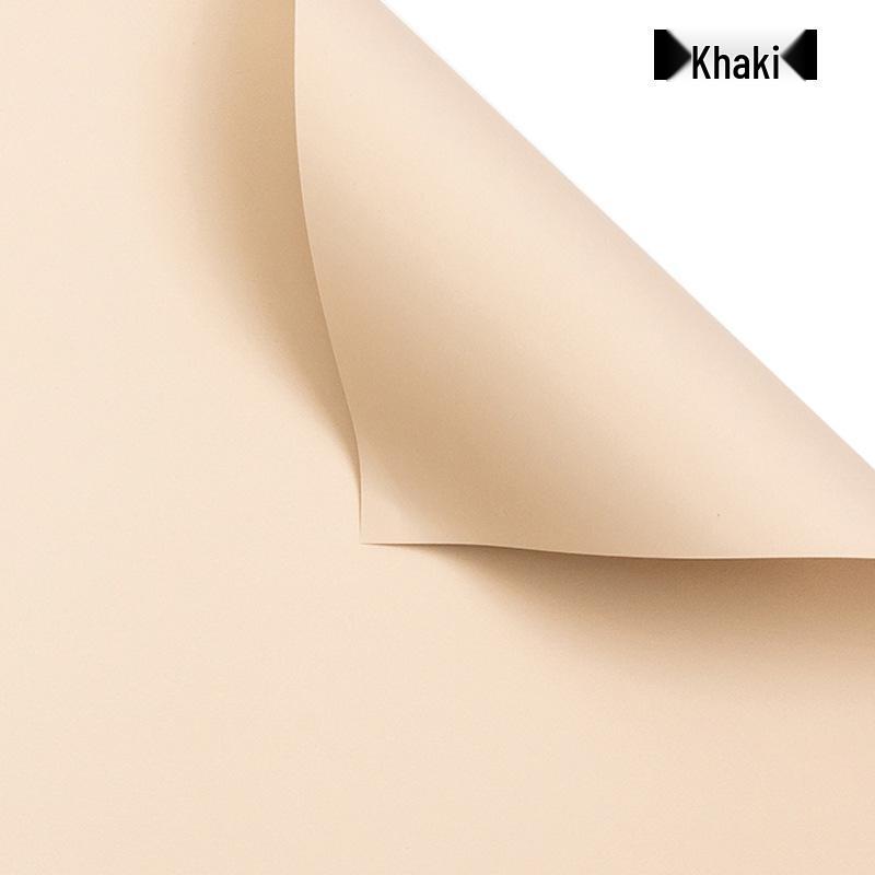 Solid Color European Fresh Flower Wrapping Paper for Bouquets - Korean Style Floral Art Gift Material.