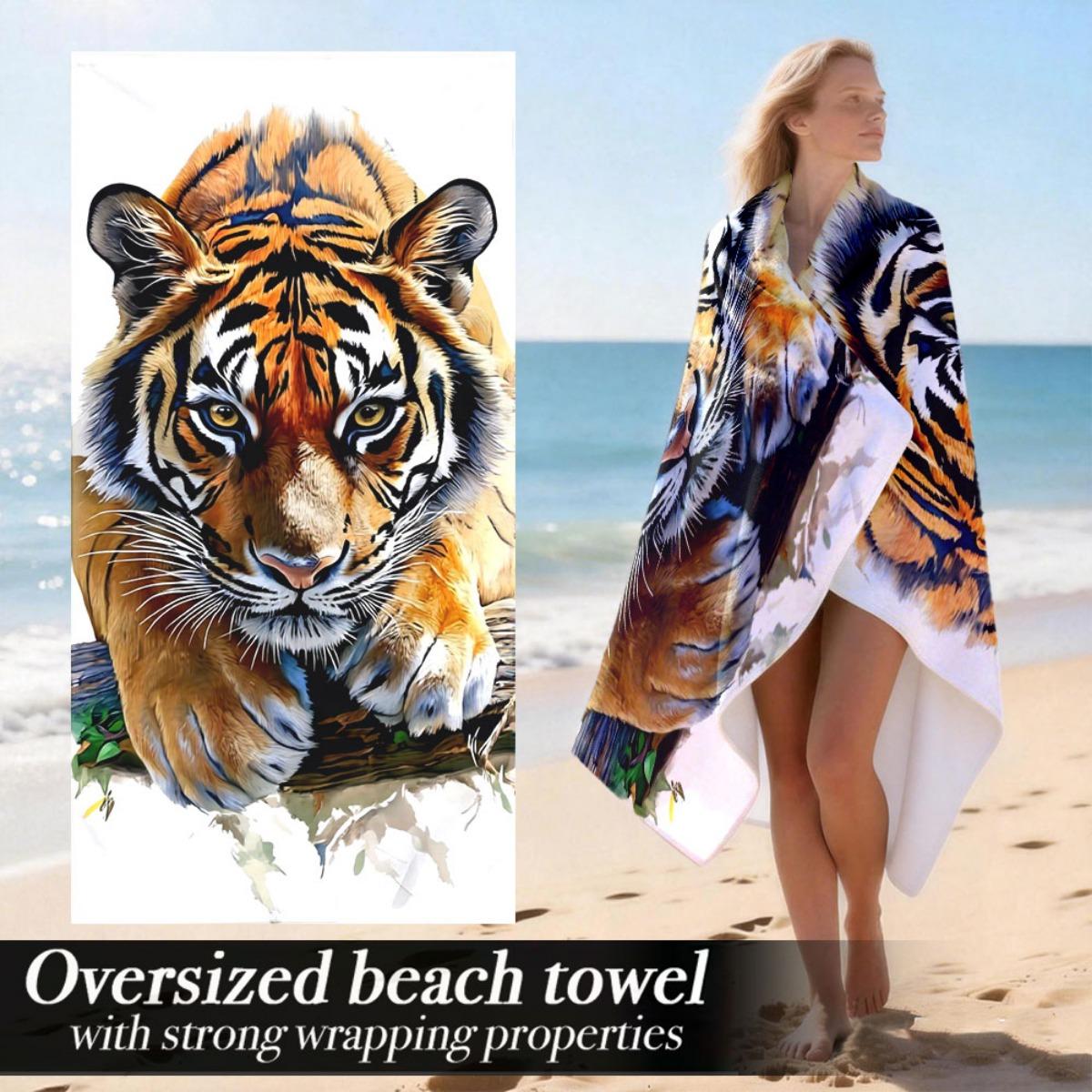 

Beach Towel | Lightweight Plush Absorbent Luxury Oversized with Strong Wrapping Properties Bath Towel | Suitable for Beach Use W40*H60(CM)