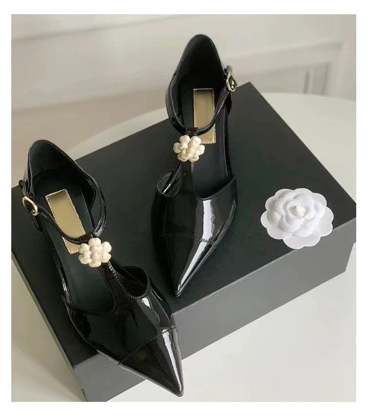 

Версия из овчины~ Кожа камелии Мэри Джейн туфли-лодочки женские туфли на высоком каблуке танкетка остроносые туфли босоножки на высоком каблуке 40 чёрный