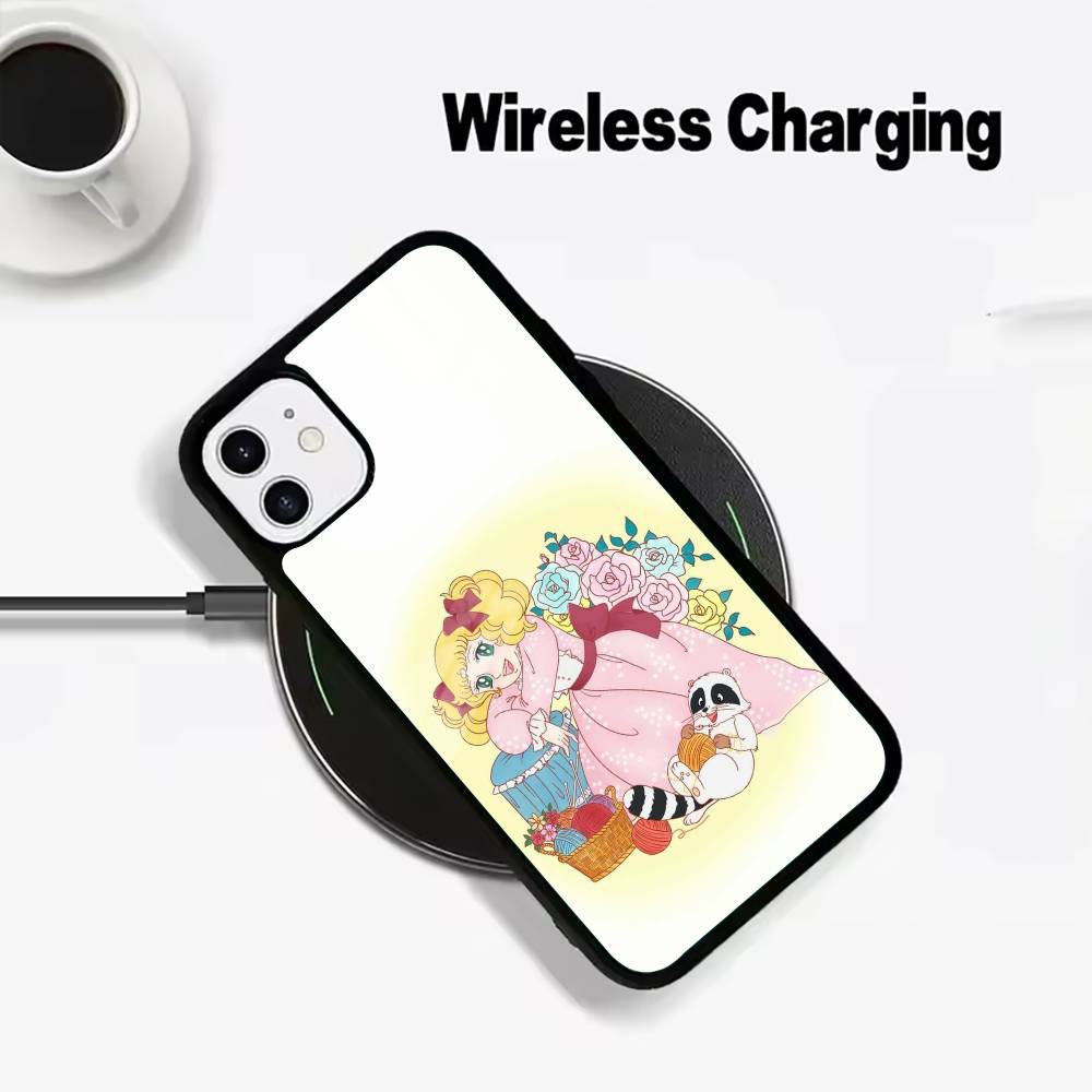 Classic Cartoon-Sweet C-andy C-andy Phone Case For IPhone17 16 15 14 13 12 11 Pro Max 16/15/14Plus Wireless Charger Cover Funda