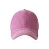 Korean style Baseball Cap with Embroidered Letters  Vintage Soft top Baseball Cap with Curved Brim  Face Showing Small Sunshade Cap